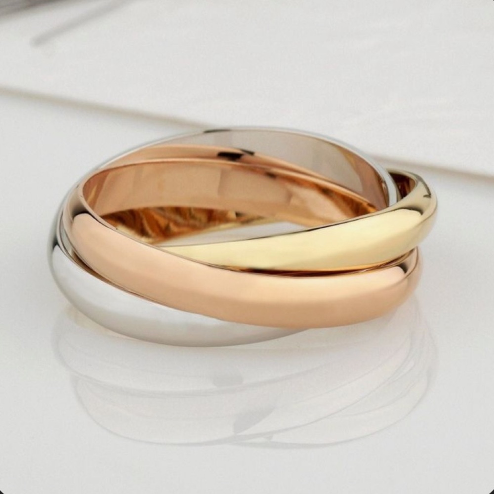 TRI COLOR ROLLING RING - Picture 5 of 9